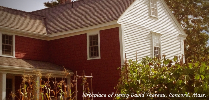 Birthplace of Henry David Thoreau, Concord, Massachusetts